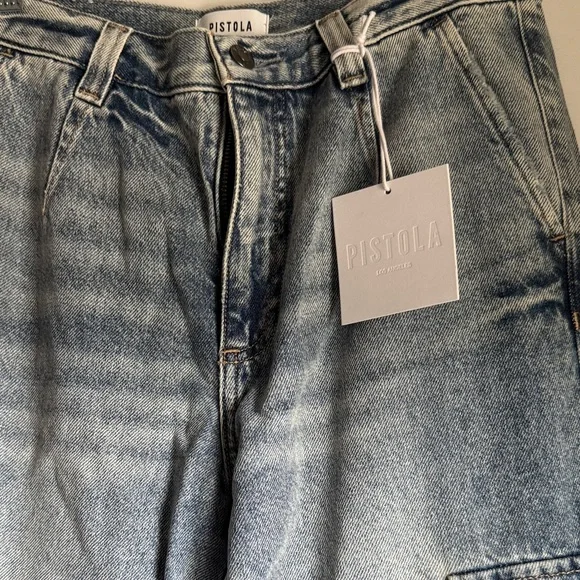 Pistola Blue Straight Leg Jeans - Picture 2 of 5